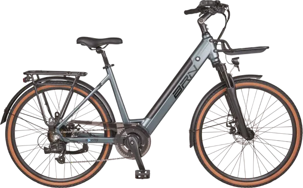 E-CITY LC 26", bicicletta BRN vista di profilo