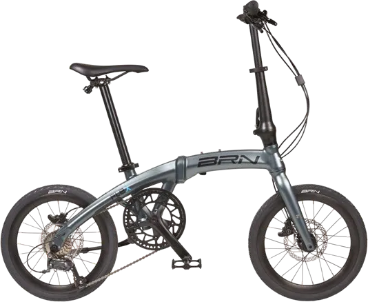 Folding Lux 16", bicicletta BRN vista di profilo